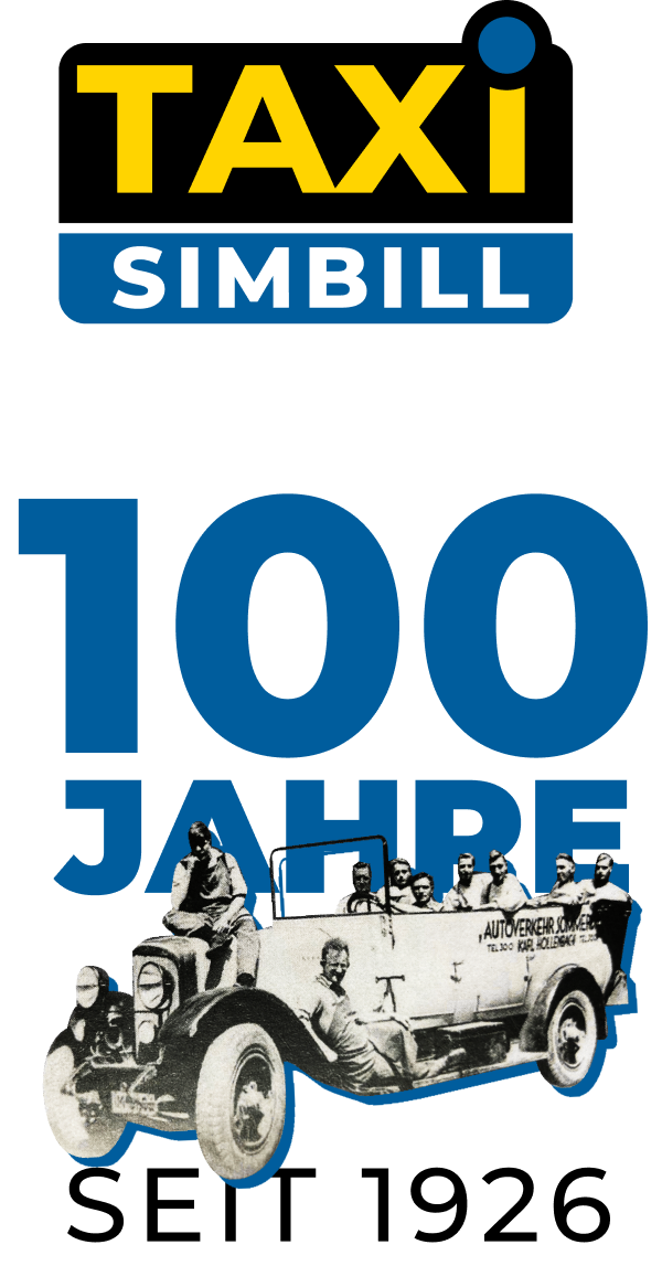 Taxi Simbill 100 Jahre seit 1926
